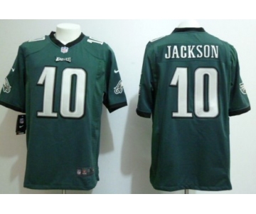 Nike Philadelphia Eagles #10 DeSean Jackson Dark Green Game Jersey