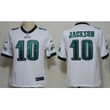 Nike Philadelphia Eagles #10 DeSean Jackson White Game Jersey