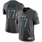 Nike Philadelphia Eagles #17 Alshon Jeffery Gray Static Men's NFL Vapor Untouchable Game Jersey