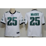 Nike Philadelphia Eagles #25 LeSean McCoy White Game Jersey