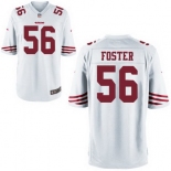 Men's 2017 NFL Draft San Francisco 49ers #56 Reuben Foster White Road Stitched NFL Nike Game Jersey