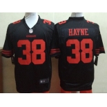 Men's San Francisco 49ers #38 Jarryd Hayne Black Alternate 2015 NFL Nike Game Jersey