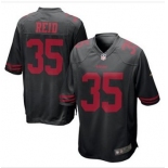 New San Francisco 49ers #35 Eric Reid Black Alternate Game Jersey