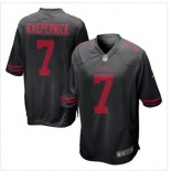 New San Francisco 49ers #7 Colin Kaepernick Black Alternate Game Jersey