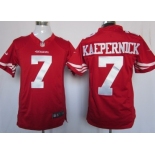 Nike San Francisco 49ers #7 Colin Kaepernick Red Game Jersey