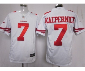 Nike San Francisco 49ers #7 Colin Kaepernick White Game Jersey