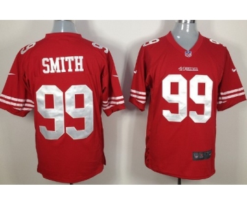 Nike San Francisco 49ers #99 Aldon Smith Red Game Jersey