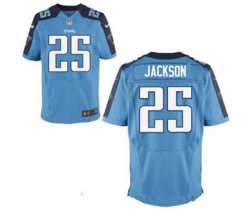 Men's 2017 NFL Draft Tennessee Titans #25 Adoree Jackson Light Blue Team Color Stitched NFL Nike Elite Jersey