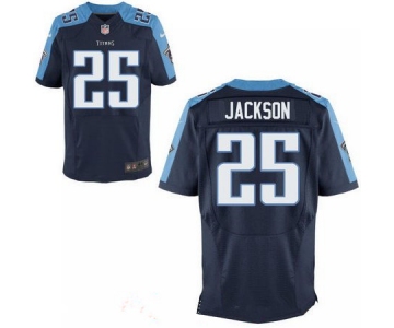 Men's 2017 NFL Draft Tennessee Titans #25 Adoree Jackson Navy Blue Alternate Stitched NFL Nike Elite Jersey