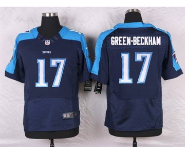Men's Tennessee Titans #17 Dorial Green-Beckham Navy Blue Alternate NFL Nike Elite Jersey