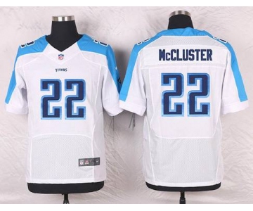 Men's Tennessee Titans #22 Dexter McCluster White Road NFL Nike Elite Jersey