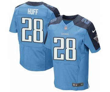 Men's Tennessee Titans #28 Marqueston Huff Nike Light Blue Elite Jersey