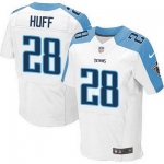 Men's Tennessee Titans #28 Marqueston Huff Nike White Elite Jersey