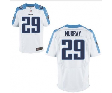 Men's Tennessee Titans #29 DeMarco Murray White Road NFL Nike Elite Jersey