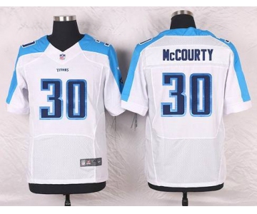 Men's Tennessee Titans #30 Jason McCourty White Road NFL Nike Elite Jersey