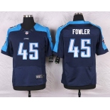 Men's Tennessee Titans #45 Jalston Fowler Navy Blue Alternate NFL Nike Elite Jersey
