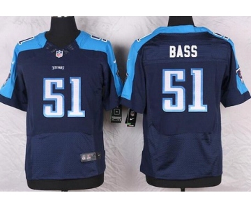 Men's Tennessee Titans #51 David Bass Navy Blue Alternate NFL Nike Elite Jersey