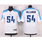 Men's Tennessee Titans #54 Avery Williamson White Road NFL Nike Elite Jersey