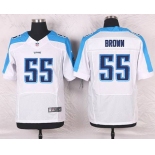 Men's Tennessee Titans #55 Zach Brown White Road NFL Nike Elite Jersey