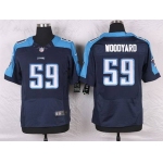 Men's Tennessee Titans #59 Wesley Woodyard Navy Blue Alternate NFL Nike Elite Jersey