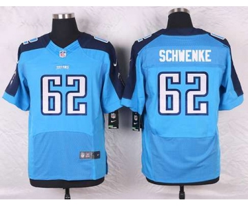 Men's Tennessee Titans #62 Brian Schwenke Light Blue Team Color NFL Nike Elite Jersey