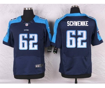 Men's Tennessee Titans #62 Brian Schwenke Navy Blue Alternate NFL Nike Elite Jersey