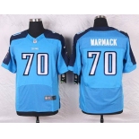 Men's Tennessee Titans #70 Chance Warmack Light Blue Team Color NFL Nike Elite Jersey