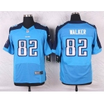 Men's Tennessee Titans #82 Delanie Walker Light Blue Team Color NFL Nike Elite Jersey