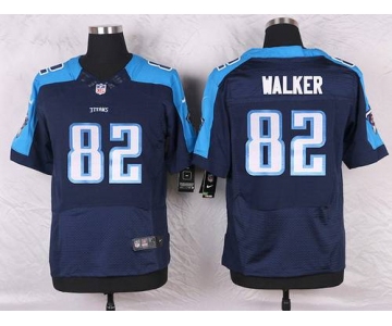 Men's Tennessee Titans #82 Delanie Walker Navy Blue Alternate NFL Nike Elite Jersey