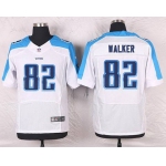 Men's Tennessee Titans #82 Delanie Walker White Road NFL Nike Elite Jersey