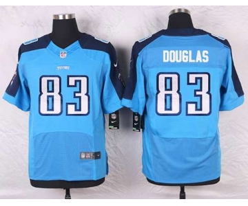 Men's Tennessee Titans #83 Harry Douglas Light Blue Team Color NFL Nike Elite Jersey