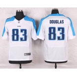 Men's Tennessee Titans #83 Harry Douglas White Road NFL Nike Elite Jersey