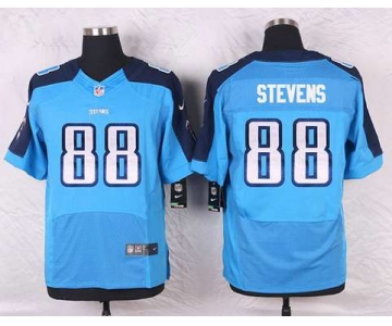 Men's Tennessee Titans #88 Craig Stevens Light Blue Team Color NFL Nike Elite Jersey