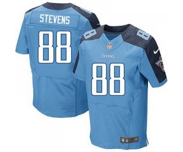 Men's Tennessee Titans #88 Craig Stevens Nike Light Blue Elite Jersey