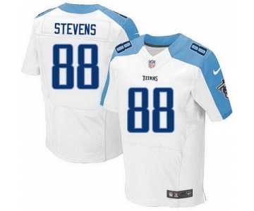 Men's Tennessee Titans #88 Craig Stevens Nike White Elite Jersey