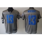Nike Tennessee Titans #13 Kendall Wright Gray Shadow Elite Jersey