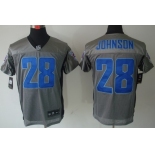 Nike Tennessee Titans #28 Chris Johnson Gray Shadow Elite Jersey