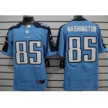 Nike Tennessee Titans #85 Nate Washington Light Blue Elite Jersey