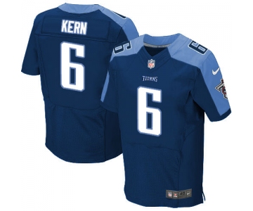 Nike Titans #6 Brett Kern Navy Blue Alternate Men's Stitched NFL Elite Jersey