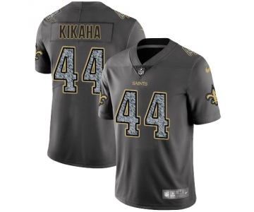 Nike New Orleans Saints #44 Hau'oli Kikaha Gray Static Men's NFL Vapor Untouchable Game Jersey