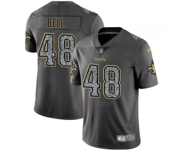 Nike New Orleans Saints #48 Vonn Bell Gray Static Men's NFL Vapor Untouchable Game Jersey