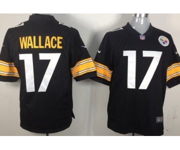 Nike Pittsburgh Steelers #17 Mike Wallace Black Game Jersey