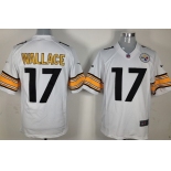 Nike Pittsburgh Steelers #17 Mike Wallace White Game Jersey