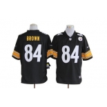 Nike Pittsburgh Steelers #84 Antonio Brown Black Game Jersey
