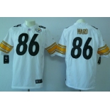 Nike Pittsburgh Steelers #86 Hines Ward White Game Jersey
