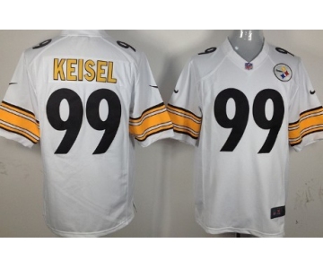 Nike Pittsburgh Steelers #99 Brett Keisel White Game Jersey