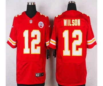 Men's Kansas City Chiefs #12 Albert Wilson Red Team Color NFL Nike Elite Jersey