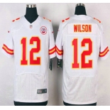 Men's Kansas City Chiefs #12 Albert Wilson White Road NFL Nike Elite Jersey
