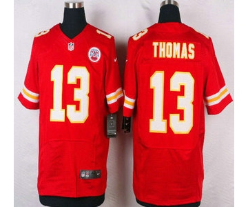 Men's Kansas City Chiefs #13 De'Anthony Thomas Red Team Color NFL Nike Elite Jersey