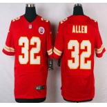 Men's Kansas City Chiefs #32 Marcus Allen Red Team Color NFL Nike Elite Jersey